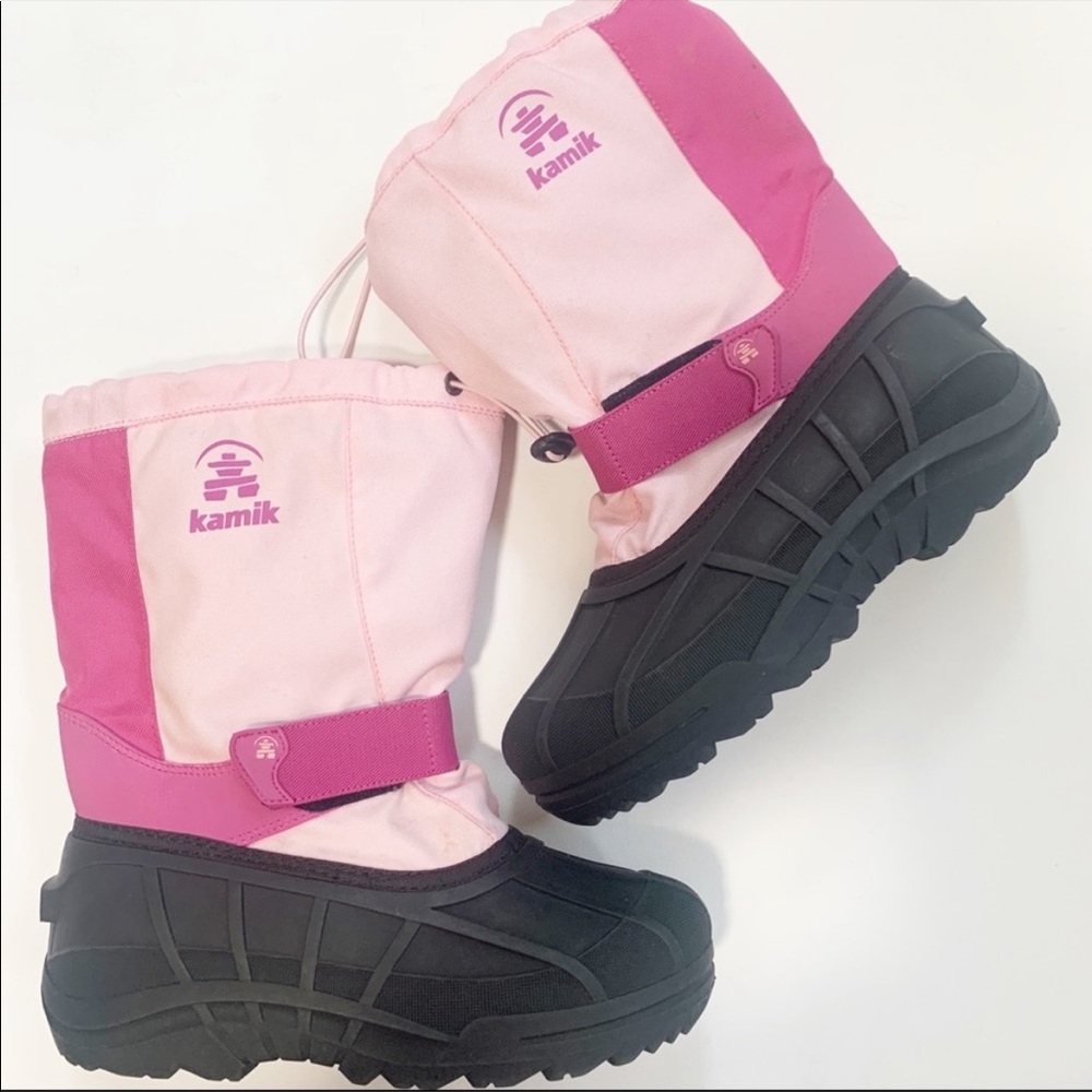 Kamik Pink Snow Boots (5)